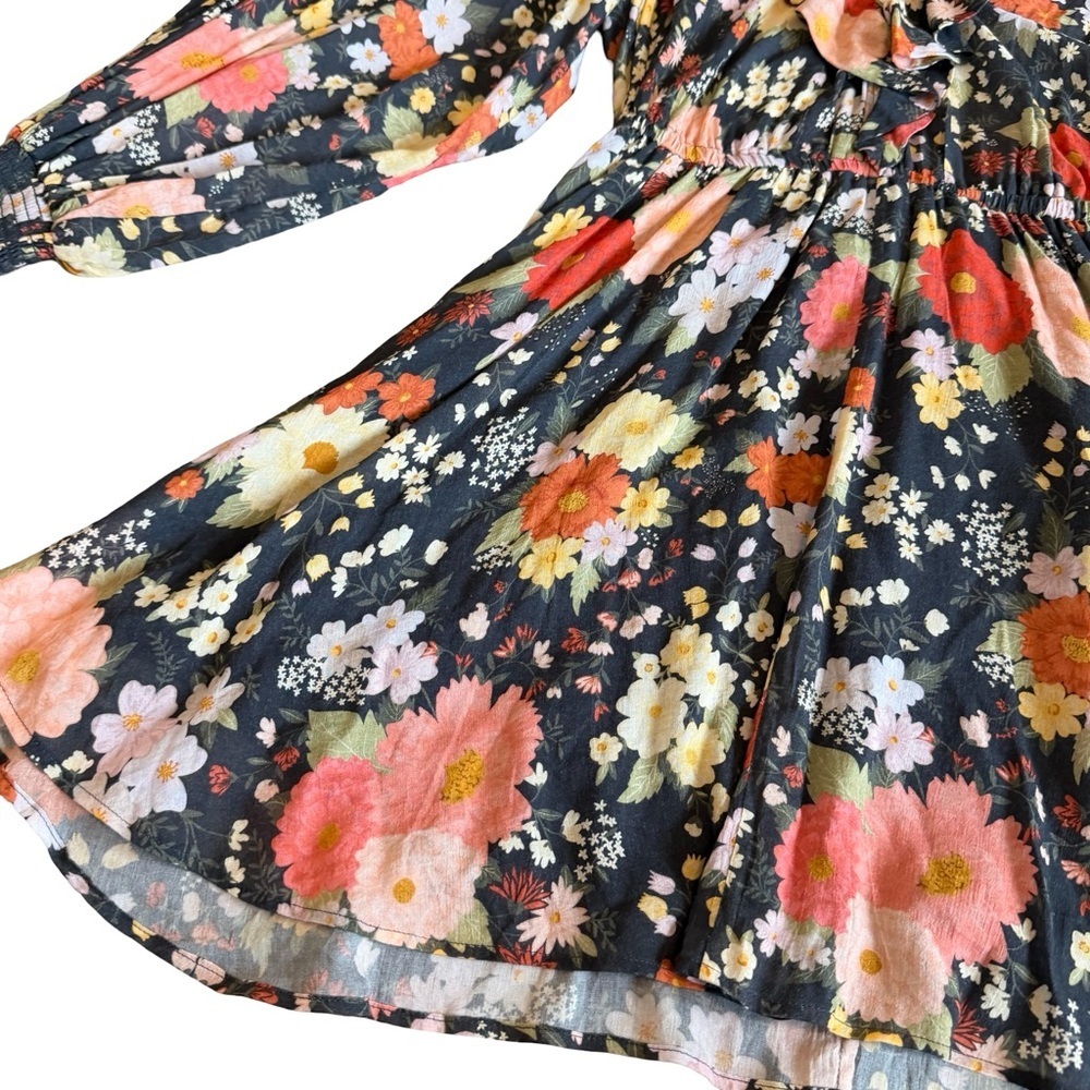 Spell and the Gypsy Sangria Playdress Nightshade Long Sleeve Floral Size Small - Picture 6 of 14